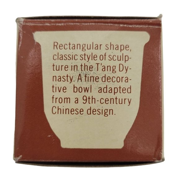 Vintage Lillian Vernon Small Bird and Flower Trinket Dish Bowls Original Box - Picture 8 of 13